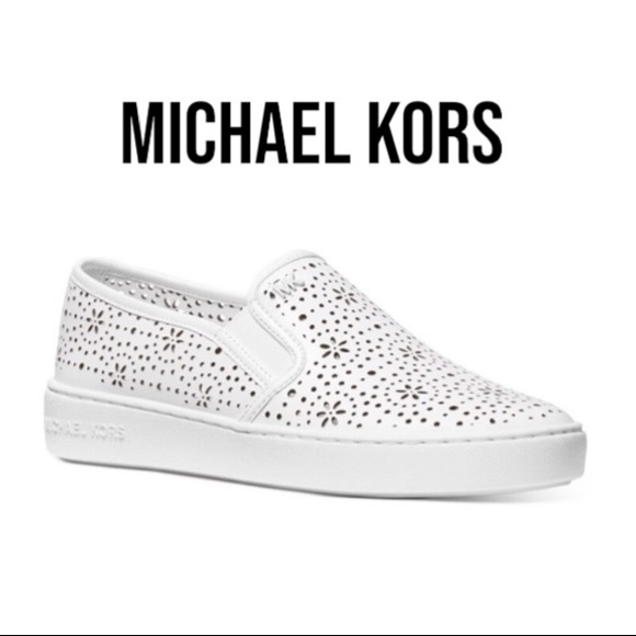 MICHAEL Michael Kors Shoes - MICHAEL KORS Kane Perforated Slip-on Sneakers
